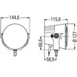 Hella Luminator X LED Ref.37,5, 12-24V led-extraljus - LED-extraljus - 3010130820 - 2