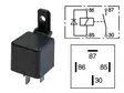 Kopplingsrelä med diod, 4-polig, 40A, 12V - Relä - 3050120460 - 1