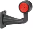 LED positionsljus, klar/röd, 159mm - Led-positionsljus med gummiarm - 4040112330 - 1