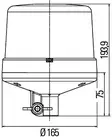 LED-ljus Hella KL7000 F - LED-rotorljus - 4080120120 - 2