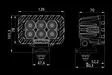 Ocean Vision 60W LED-arbetsljus - Led-arbetsbelysning - 8020104120 - 4
