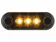 Optibeam Dark Phantom varningsljus, gul, R65 klass 1 - Blixtljus - 8020120980 - 1