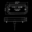 FOR9T SCALE AMBER SIDE MARKER - LED-positionsljus - 8020110320 - 3