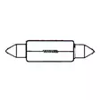 SV8.5 Glödlampa 11x41mm 5W, 24V - H2, R2, LUCAS ym. speciallampor - 4060103730 - 1