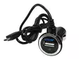 Cigarettändare-USB-adapter 12-24V, Med Micro-USB kabel - Övriga batterier och laddare - 4080130140 - 1