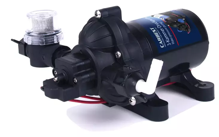 3-kammars tryckvattenpump - 10 l/min - Vatten- & sanitetstillbehör - 8020112510 - 1
