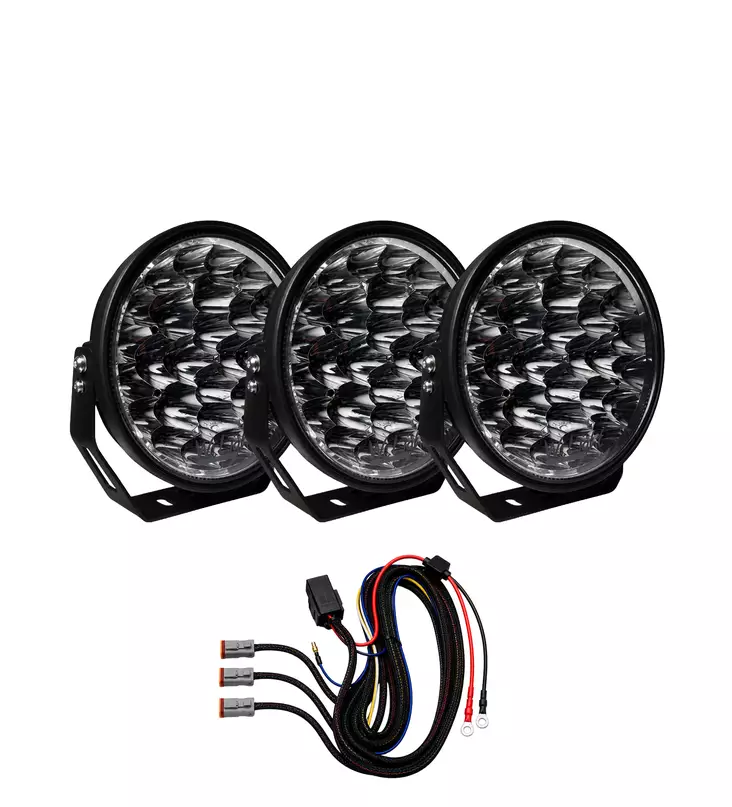3-Pack W9 Phoenix DARK EDITION 160W - Extraljuspaket - 8020104300 - 1