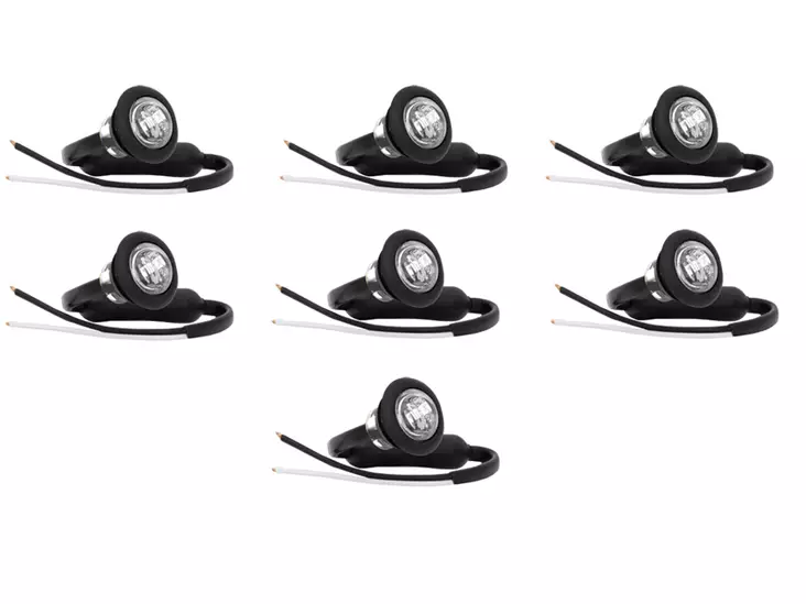 Tillvalspaket till Frontrör | 7st infällda Vita LED-dioder - LED-positionsljus - 7010010050 - 1