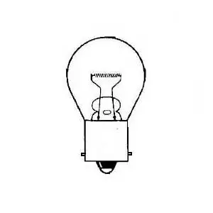 BA15d Glödlampa 21W, 24V - Ba15s lampor - 4060105570 - 1