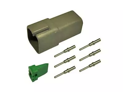 Deutsch DT 6-pin 0,5 - 1,5mm2 (hane) - Deutsch kontakt - 2040120060 - 1