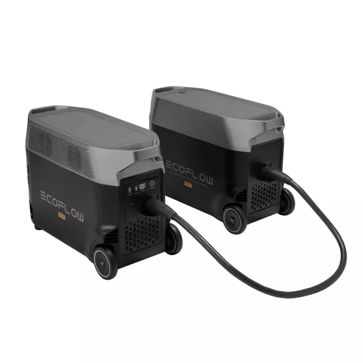 EcoFlow DELTA Pro + 1st EB - Powerstation med extrabatteri - 8020107580 - 1