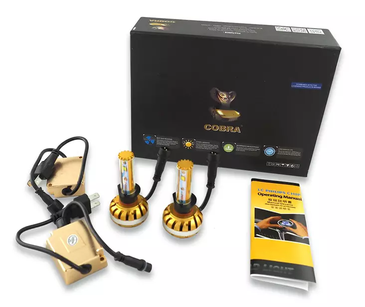 H1 LED-konverteringskit, Cobra PRO2015, Philips LED, 3900 lm - LED konverteringskit - 1101001400 - 1