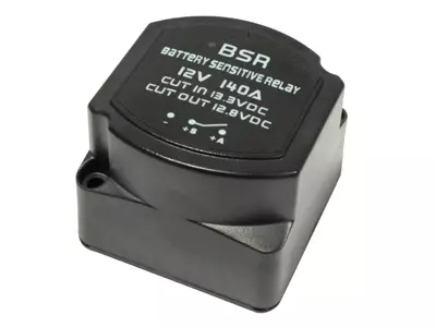 Dubbel batterirelä 140A, 12V, GEBE - Relä - 40010105570 - 1