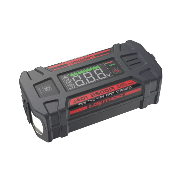 Starthjälp – Lokithor J401 – 2500A, 12V, LiPo - Startbooster - 8020120500 - 1