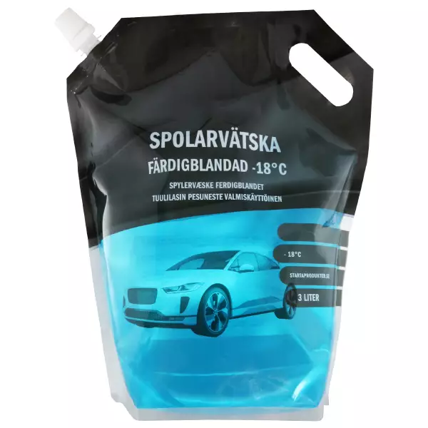 Spolarvätska Färdigblandad Påse 3 L - Bilvård tillbehör - 8020110790 - 1