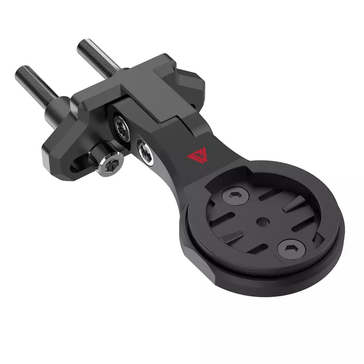 KOM frontfäste för styrfäste med GoPro-adapter, svart - Cykelbelysning tillbehör - 8020107910 - 1