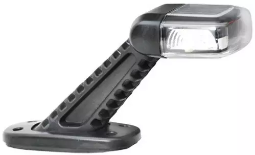 LED änd-/sidovisare, gummiarm 45° - Led-positionsljus med gummiarm - 4040112340 - 1