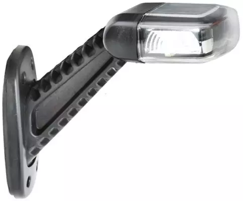 LED änd-/sidovisare, gummiarm 45° - Led-positionsljus med gummiarm - 4040112350 - 1