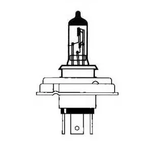 R2 Halogen lampa 60/55W, 12V - H2, R2, LUCAS ym. speciallampor - 4060101800 - 2