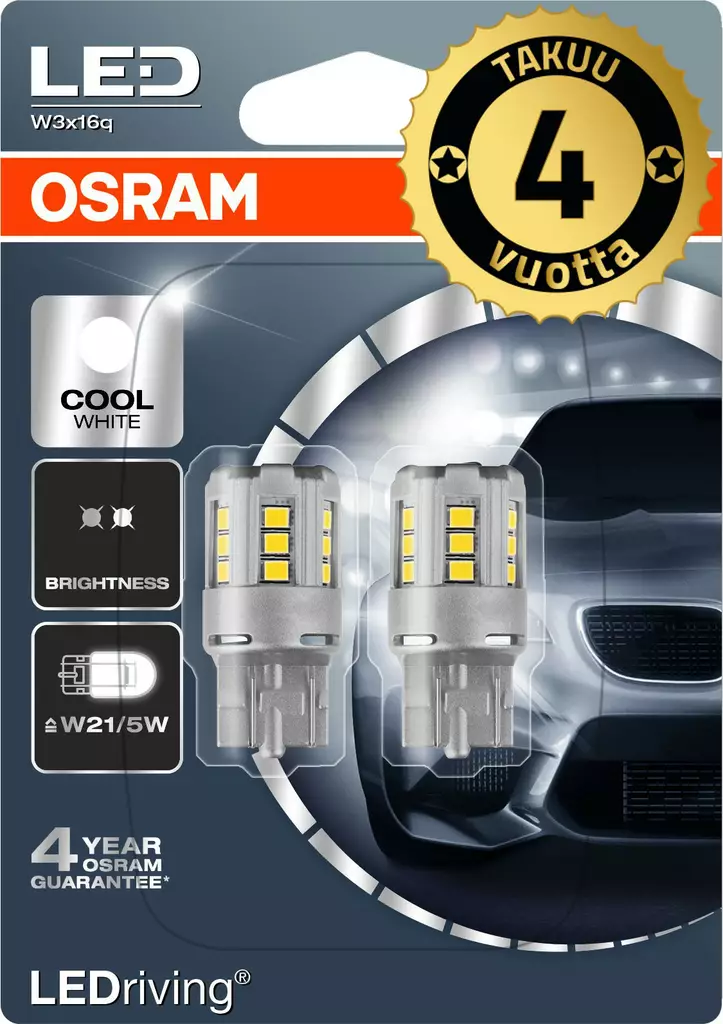 T20 W21/5W Osram LED-lampor par, 12V - Övriga LED-lampor - 4050210890 - 1