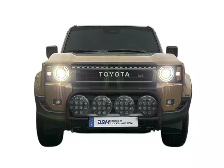 Frontbåge Toyota Land Cruiser 2025+ För 4st Extraljus Svart - Toyota - 8020111330 - 1