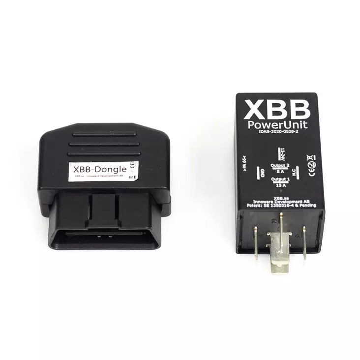 XBB Dongle med PowerUnit komplett kit - Reläsats & Kabelsats - 8020103700 - 1
