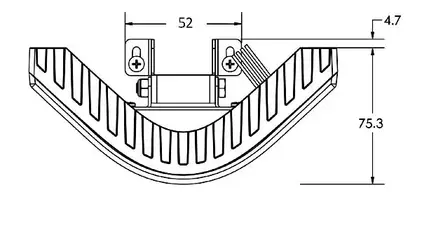 Hörnblixtljus, 12LED, Gul - Outlet - 8020104411 - 1