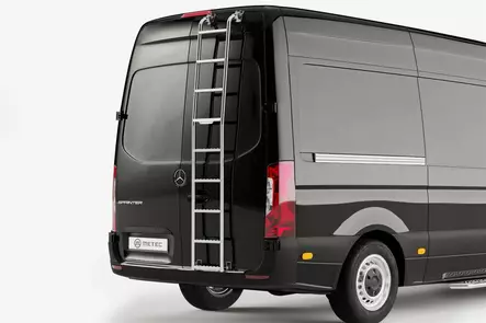 Stege, MB Sprinter 2018-, H1 - Takkorg och stege till transportbil - 8020102621 - 1