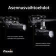 Fenix ALD-10 cykelfäste med GoPro-fäste - Cykelbelysning tillbehör - 8020107911 - 1