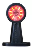 LED-markeringsljus med gummi stjälk, rak, klar/röd - Led-positionsljus med gummiarm - 4040110051 - 1