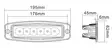 LED-arbetsljus LuminaLights Flush 18W - Led-arbetsbelysning - 2020120011 - 2