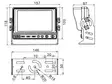 5" Display + 15m kabel, Veise - Backkamera monitorer - 8020103871 - 3