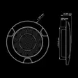 Strands Freedom Black Raven LED-bakljus, 3 funktioner - Led-bakljus - 8020110541 - 9