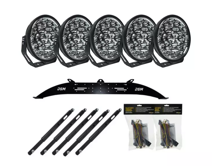 5-Pack W9 Phoenix DARK EDITION extraljuspaket - LED-extraljus - 8020104291 - 7