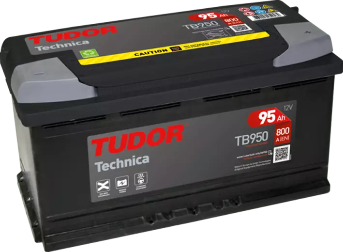 Startbatteri TB950 TUDOR TECHNICA 95Ah - Bilbatterier - 8020108591 - 1