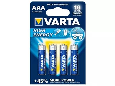 AAA batteri Varta High Energy - Batterier ej laddbara - 8020103771 - 1