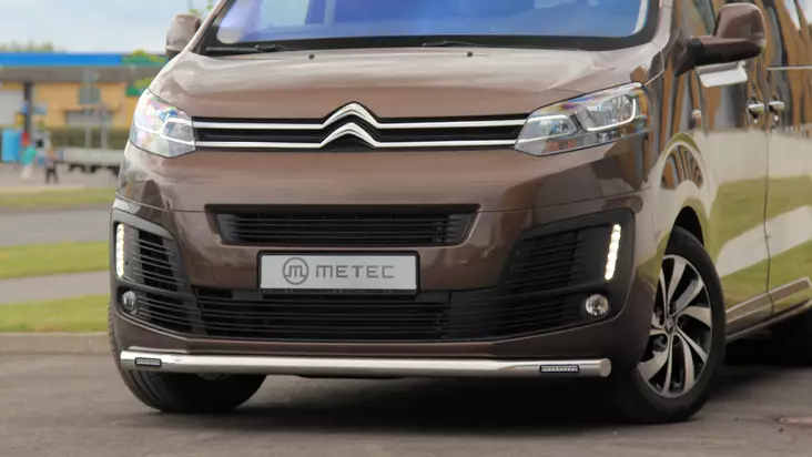 Frontrör (LED), Citroen Jumpy 2016-2020-, Ø60mm, Metec - Frontrör till transportbil - 8020102541 - 1