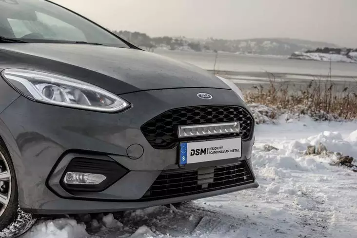 Ford Fiesta 2018- Optibeam Extraljusramp med modellanpassat fäste - Ford - 7000010231 - 1