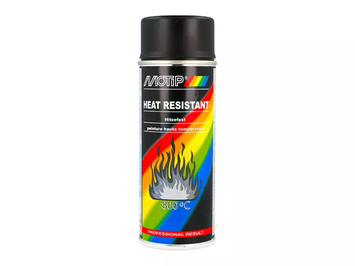Motip Paint Black Heat Resistant 400Ml - Färger och Lacker - 8020109671 - 1