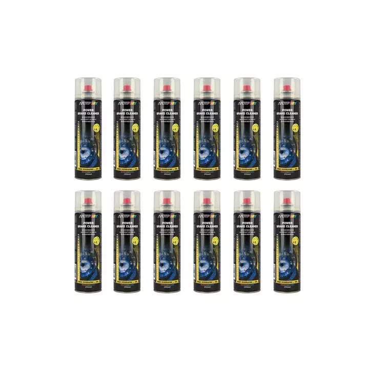 Motip Power Brake Cleaner 500 ml - 12-Pack - Bromsrengöring - 8020109761 - 1