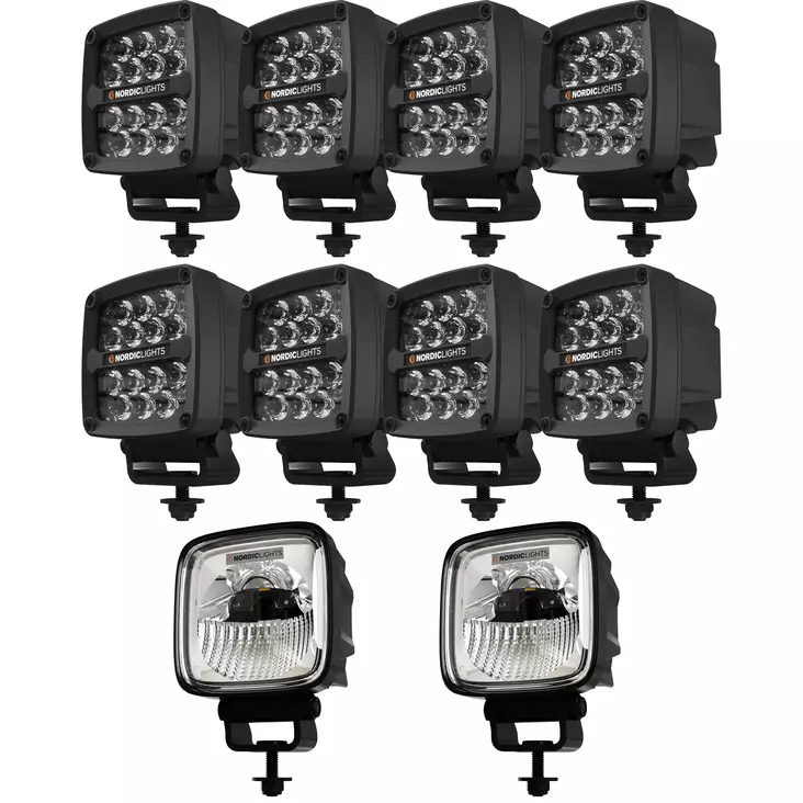 NordicLights arbetsljuspaket, Professiona - Led-arbetsbelysning - 8020107471 - 1