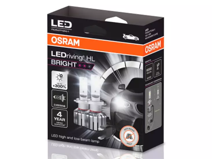 Osram HL Bright H7/H18 LED-lampa, par - LED konverteringskit - 8020107781 - 1