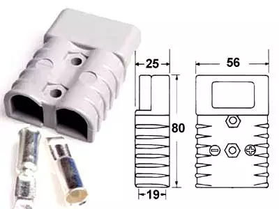 Truck kontakt 33mm/175A - Truckkontakt - 3050120801 - 1