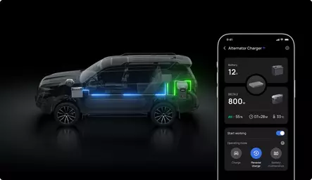 EcoFlow Alternator Charger 800W - Powerstation tillbehör - 8020110252 - 2