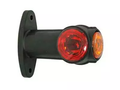 LED-markeringsljus, gummi stjälk, rak, klar/röd/gul - Led-positionsljus med gummiarm - 4040110022 - 1