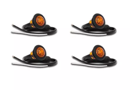 Tillvalspaket till Frontrör Lastbil | 4st infällda LED-dioder - LED-positionsljus - 7010010052 - 1