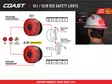 COAST SL1R varningslampa uppladningsbar - Hjälmlampor och hjälmfäste - 8020104162 - 2