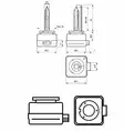 D3S Philips White Vision Xenon-Lampa - D3S och D3R - 1040700132 - 2