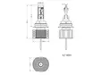 HB1 (9004) LED-lampa 25W/25W, Autoline - Övriga LED-lampor - 8020105252 - 2