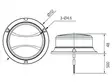 Rotorljus Slim 12/24V - Blixtljusramper LED - 8020104062 - 3
